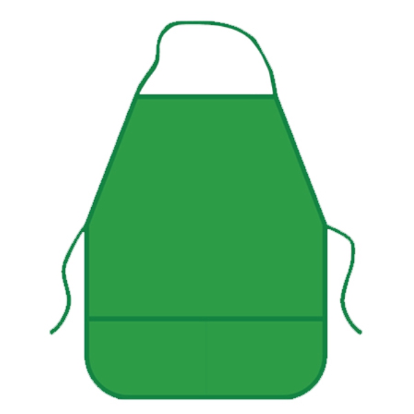 Фартук для труда 39*49 зеленый