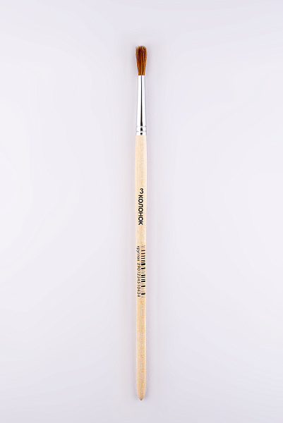 Кисть колонок круглая № 3